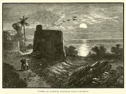 Tower of Silence, Malabar Point, Bombay ...
