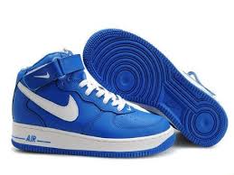 Nike Air Force 1 Mid Blue Nike Air Force Air Force One Shoes Nike
