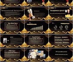 Animated red carpet powerpoint template. Black And Gold Ppt Template Download Template Power Point 2020