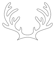 Brown reindeer antlers craft template →. Reindeer Antler Template Printable Pdf Download