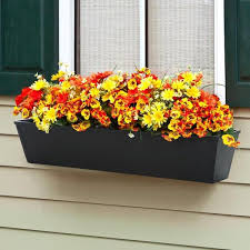 A simple window flower box and diy window planter box can increase your home's curb appeal and deepen its connection to nature — all while staying on budget. Galvanized Window Boxes Black Metal