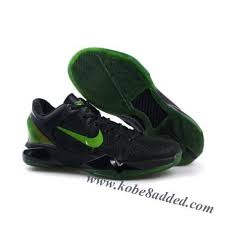Black And Green Nike Basketball Shoes Nike Zoom Kobe Vii 7 Black Green Men S Basketball Shoes New Nike Shoes Nike Zoom Nike Zoom Kobe