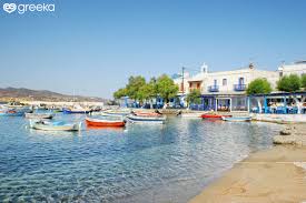 Milos or melos is a volcanic greek island in the aegean sea, just north of the sea of crete. Milos Pollonia Photos Map Hotels Greeka