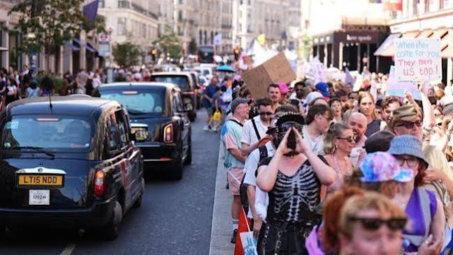 150,000 march through London in 'world's largest trans pride', organisers say | ITV News London