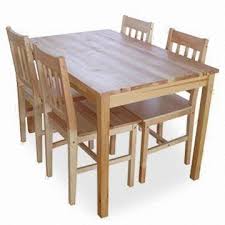 With clean lines and a rustic finish, this dining table is the perfect anchor for your dining room. Knock Down Solid Pine Dining Table And Chair Measuring 1 180 X 750 X 730mm And 415 X 415 X 850mm Global Sources