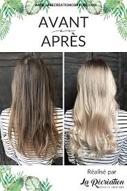 Avant Apres Coupe Et Coloration Cheveux En 2020 Coloration Cheveux Couleur Blonde Platine Cheveux