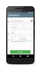 Maybe you would like to learn more about one of these? Android Credit Card Form Tutorial Coding Demos