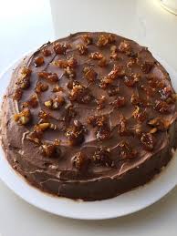 Homemade Chocolate And Chestnut Cake With Chocolate Ganache And Chestnust Praline Homemade Chocolate Food Cake