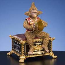 San francisco music box co 1986. Phantom Of The Opera Animated Musical Monkey With Cymbals