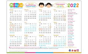 February 2, 2022, groundhog day, wednesday ; Little Day Out S 2022 Calendar Plan For The Year Ahead With Public School Holidays Little Day Out