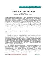 Need to translate namun demikian from indonesian? Pdf Unique Characteristics Of Nias Language