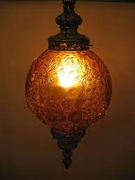 Vintage Grape Amber Glass Globe Ball W Brass Light Chandelier Hanging Swag Lamp Swag Lamp Glass Globe Chandelier Hanging Swag Lamp