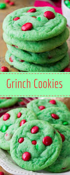 Grinch Cookies Christmas Cookies Christmas Christmasrecipes Cookies Grinch Holiday In 2020 Lemon Cookies Recipes Grinch Cookies Christmas Food