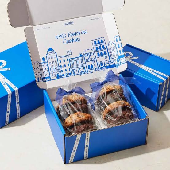 Blue Cookie Boxes | Custom Blue Cookie Packaging | ZCB UK
