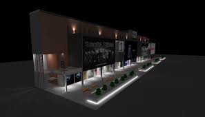 3d Facade Lighting Simulation Using Dialuxevo I Did For Gate Way Mall Abuja Nigeria Novare Facade Lighting Lighting Design Gate Way