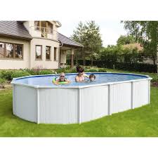 Structure Piscine Yzaki Ovale Achat Vente Pas Cher
