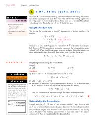 Maybe you would like to learn more about one of these? 8 2 Simplifying Square Roots