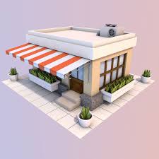 Cartoon Restaurant 3d Max 3d Model Architecture Graphic Design Portfolio Print 3d Model
