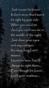 3 Luke Combs Even Though I M Leaving Country Music Lyrics Quotes Country Song Quotes Country Song Lyrics