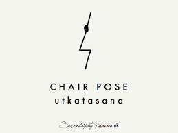 Chair Pose Utkatasana Chair Pose Yoga Stick Figures Poses