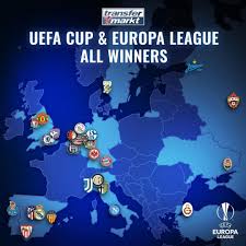 Desde entonces, a semejanza de la liga de campeones de la uefa, se asignó una sede para un único partido final para decidir el título. Uefa Cup And Europa League Winners Soccer