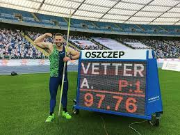 He set a career best mark with his throw of 94.44 meters. Johannes Vetter Jojo Javelin Twitter