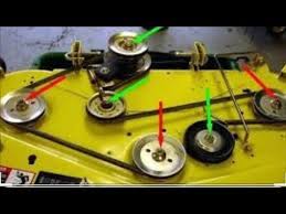 John deere model 345 lawn and garden tractor parts location of the product identification number serial number. Easy Steps How To Change John Deer Lawnmower Deck Belt Youtube
