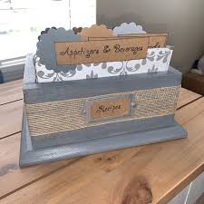 Farmhouse Recipe Box With Chicken Wire Rustic Recipe Box Etsy In 2020 Farmhouse Recipe Box Rustic Recipe Box Recipe Box Wooden