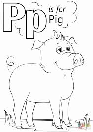 Letter P Coloring Pages Preschool Elegant Letter P Is For Pig Coloring Page Free Printable C In 2020 Kindergarten Colors Kindergarten Coloring Pages Abc Coloring Pages