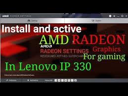 How To Install And Active Amd Radeon 530 Graphics For Gaming In Lenovo Ip330 Youtube