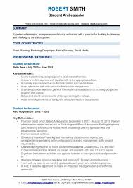 Discover the best tips on how to write your college resume. Student Ambassador Resume Samples Qwikresume
