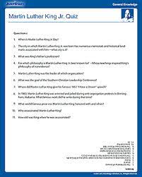 With these free printouts and get ideas for activities to celebrate the holiday with your kids or students. Martin Luther King Jr Quiz Jumpstart