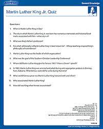 Rd.com holidays & observances ask nearly anyone off the street, and odds are they will know a thing or two about martin luther ki. Martin Luther King Jr Quiz Jumpstart