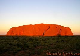 This is due to the surface oxidation of the iron. Uluru Ayers Rock Australia