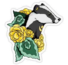 Passen Sie Den Dachs Auf Sticker Von Tony Reed Aufkleber Shop Aufkleber Hogwarts