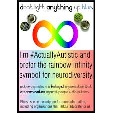 Don T Light It Up Blue Autism Acceptance Speech Autism Aspergers Autism