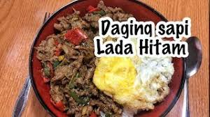 Beri parsley dan tomat ceri sebagai pemanis. Daging Sapi Lada Hitam Ricebowl Maknyus Delicious Blackpaper Beef Rice Bowl Youtube