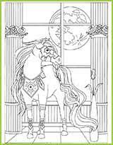 coloriage de chevaux du monde magique indien cheval barbie