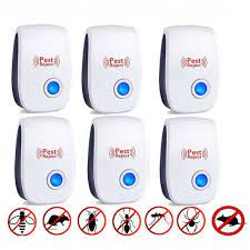 Delivering products from abroad is always free. Ultrasonic Pest Repeller 6 Pack Pest Control Ultrasonic Repellent Electronic Insects Rodents Repellent Walmart Com Walmart Com