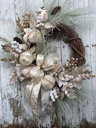 The history of the christmas wreath. Victorian Christmas Wreath Silver And Gold Christmas Wreath Elegant Christmas Wreath Victorian Christmas Decorations Christmas Wreaths Diy Christmas Wreaths