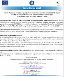 Lista cu medicii de specialitate și psihologii clinicieni desemnați de direcția de sănătate publică neamț pentru efectuarea consultului medical și/sau psihologic suplimentar. Acasa Spitalul De Pneumoftiziologie Dr Nicolae Rusdea Baia Mare