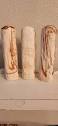Set of 3 Juneau Alaska Clay Hand Made Ceramic Pottery Totem Poles ...