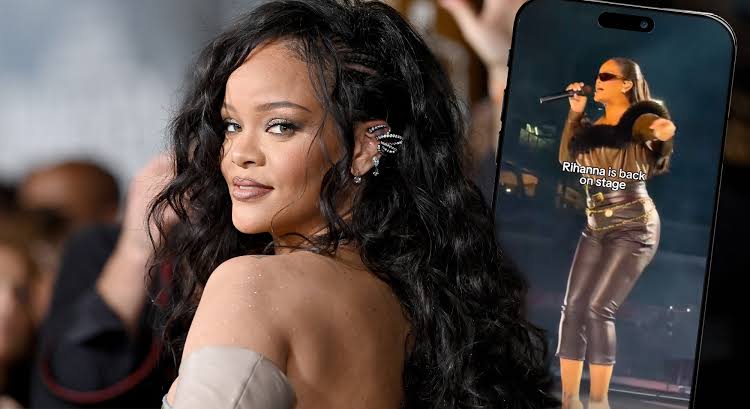 Omg: Rihanna performed live for the first time in years: Amayzine.com