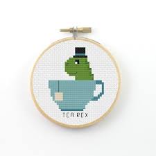 Free stitching pattern creator and generator. Counted Cross Stitch Pattern Have A Cup Of Positivi Tea Mixed Media Handmade Products Swl13562 Nl