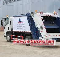 China ISUZU 8 Yard Rear Loader Garbage Truck Manufacturers ...