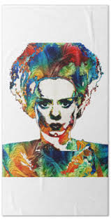 Victor Frankenstein Beach Towels for Sale