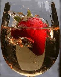 Cheers Strawberry Champagne Luxury Food Drinks