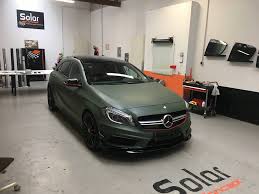 Solar Concept Total Covering Mercedes A45 Amg Edition One Vert Mat Militaire Facebook