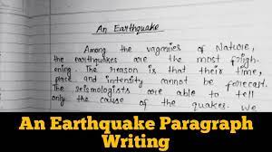 Likewise, happiness is a signal or identification of good and prosperous life. An Earthquake Paragraph Writing 10 Lines On Earthquake In English Essay Writing On Earthquake Youtube
