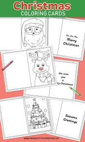 Christmas was always a special holiday, but maybe this can be a better one. Christmas Coloring Cards Messy Little Monster